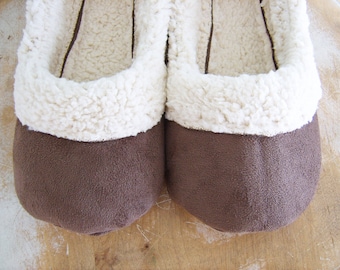Shoe Sewing Pattern. Lambs Wool Loafers Women's size 5 to 11.  PDF Sewing Pattern.  Best Slippers Ever Pattern.  This is my favorite!