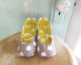 Shoe Pattern - PDF  - Vintage Flair Flats child size 7 - 12