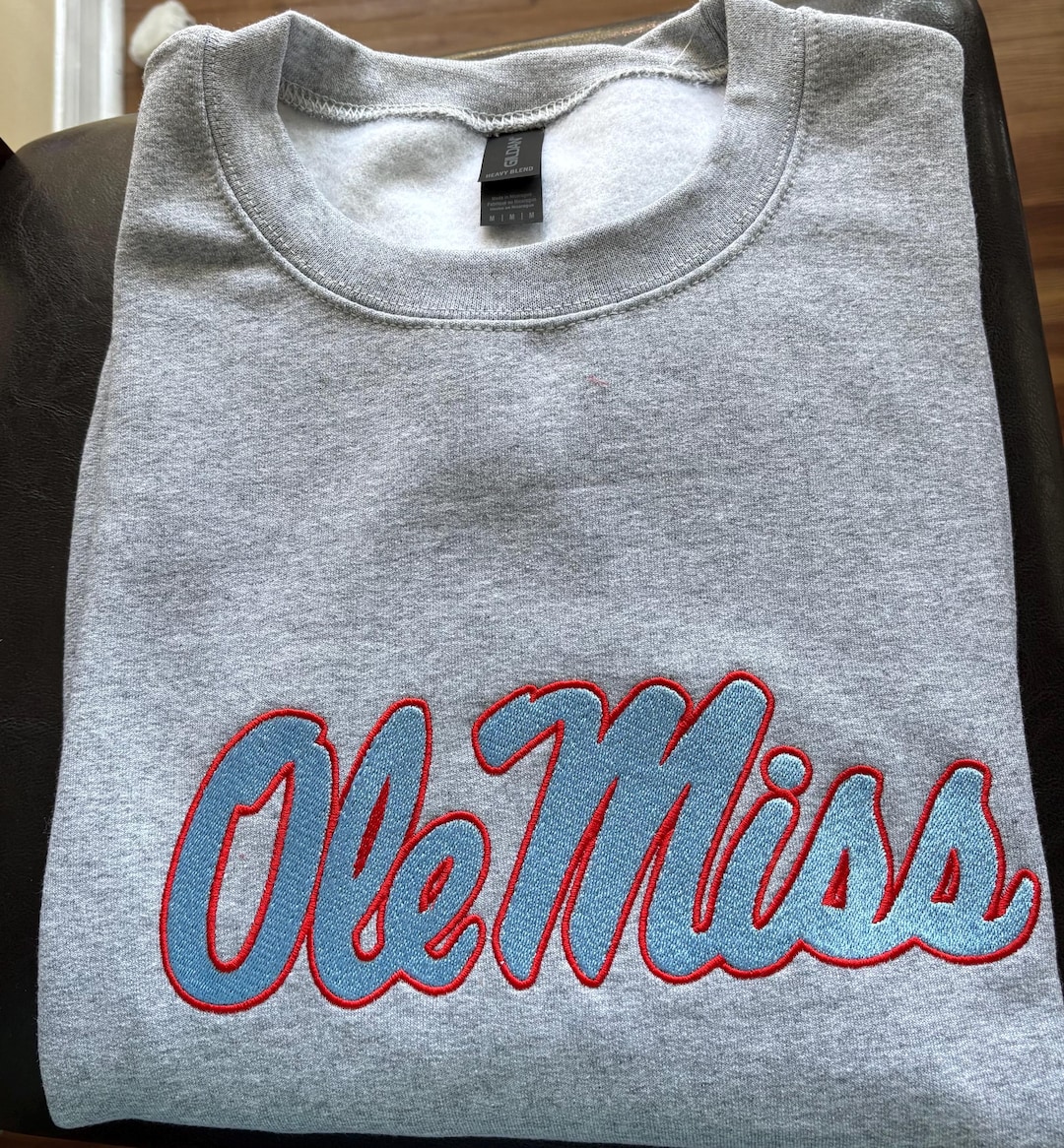 Ole Miss Sweatshirt, College Sweatshirt, Mississippi Sweatshirt, Rebels ...