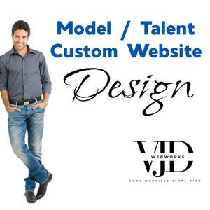 Talent Website, Model Website, Actor Website, Website Design, Web Design, Custom Website Design, Business Website, Website Designer, Website