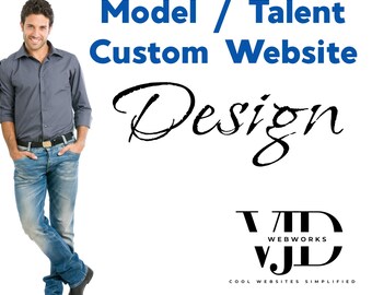 Talent Website, Model Website, Actor Website, Website Design, Web Design, Custom Website Design, Business Website, Website Designer, Website