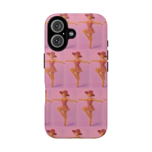 Ballet Dancer Phone Case, Tough Cases, Cute phone cover for dancers, Gift for ballet lovers, Stylish phone accessory, Dance themed gift