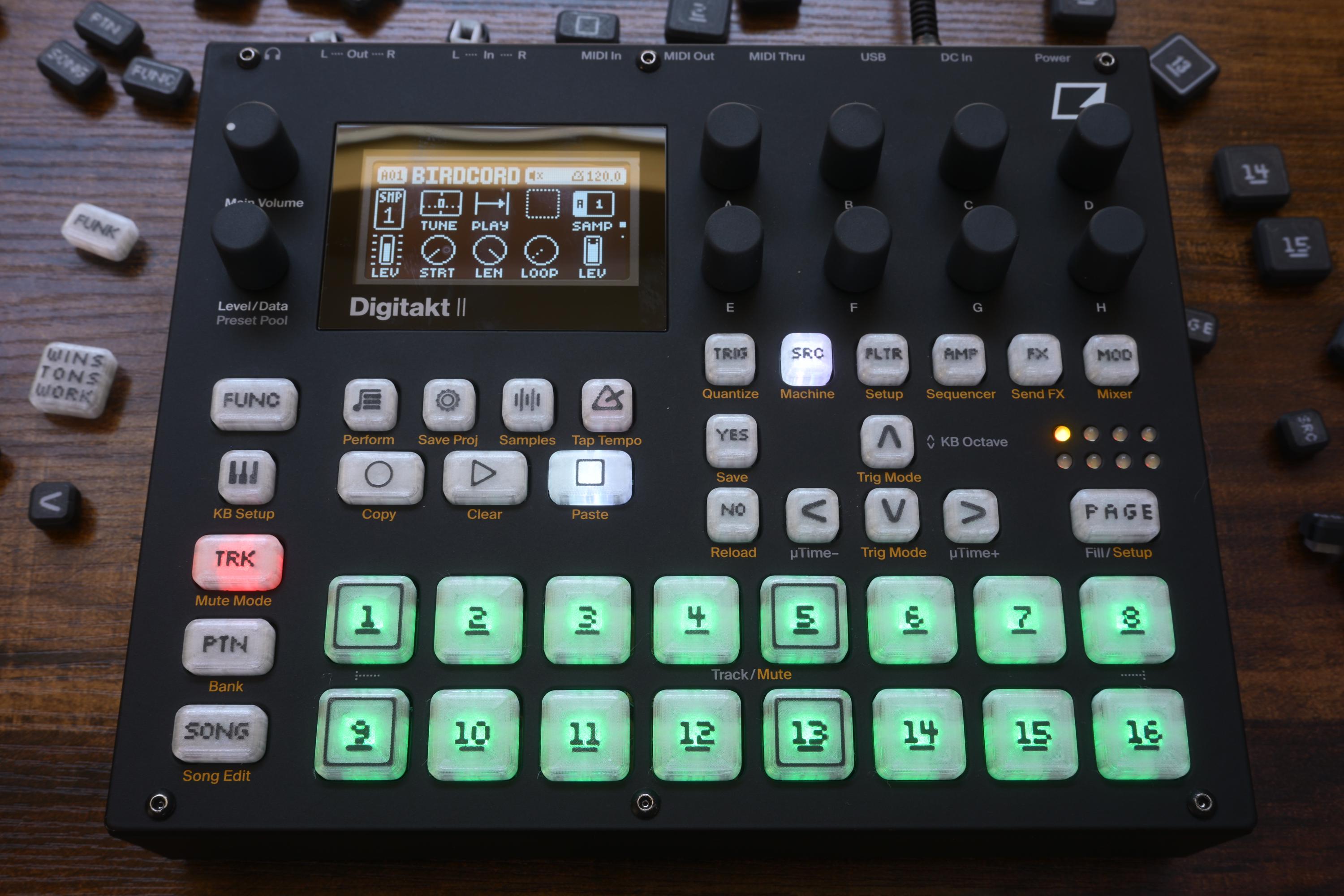 Replacement Keycaps for Elektron Digitakt I/II - Etsy