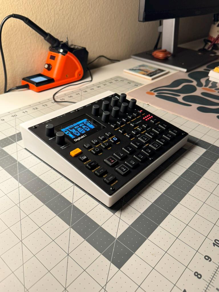 Manually Sliced Case for All Elektron Digitakt and Digitone