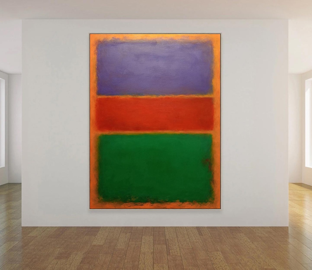 Abstract Rothko Abstract Expressionism Mark Rothko Color Field Painting – Emotional ...