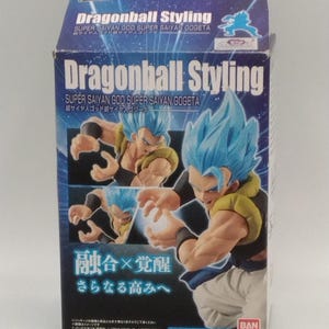2018 Super Saiyan God Gogeta Dragon Ball Styling Bandai PVC figure image 1