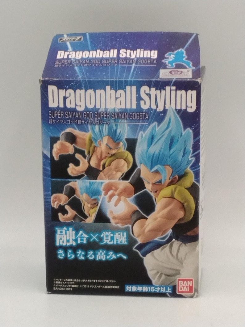 2018 Super Saiyan God Gogeta Dragon Ball Styling Bandai PVC figure image 1
