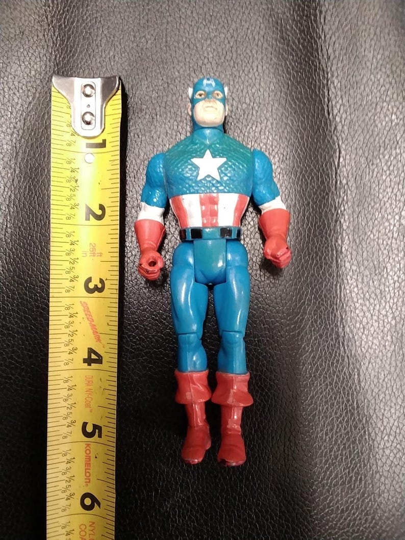 1990 Captain America action figure Toybiz image 3