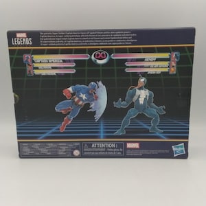 2025 Captain America und Venom Marvel Legends Series Gamerverse Actionfiguren Bild 2