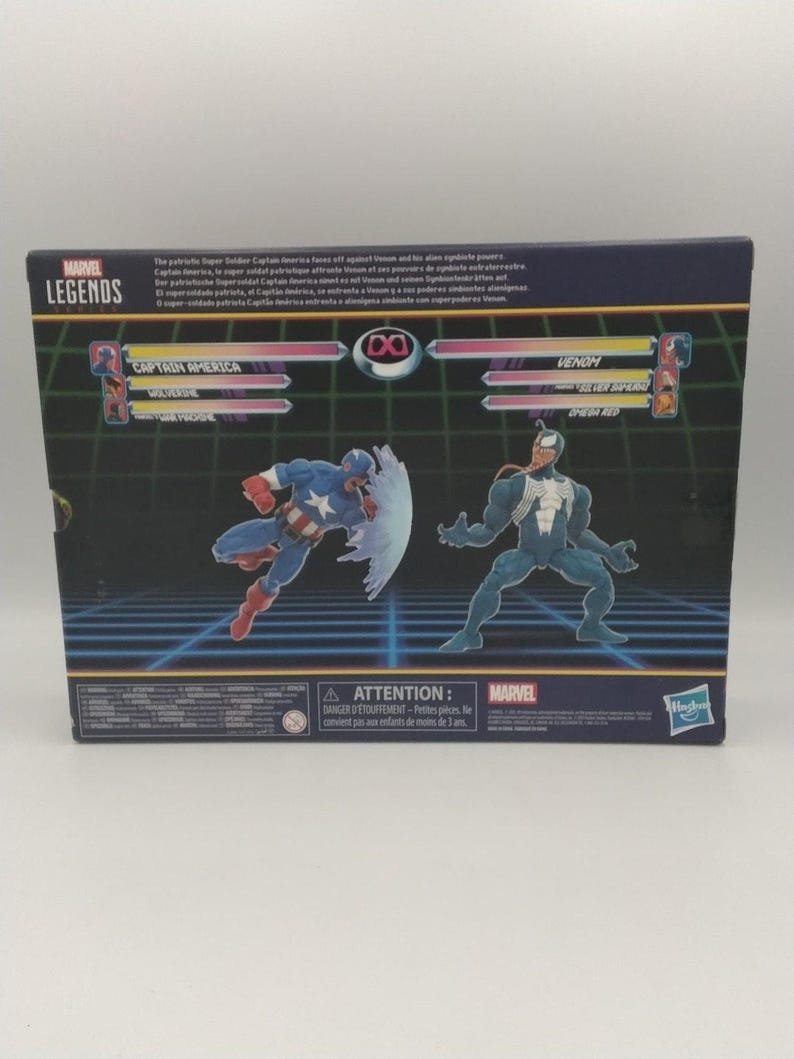 2025 Captain America und Venom Marvel Legends Series Gamerverse Actionfiguren Bild 2