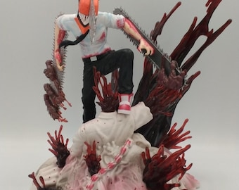 2024 Chainsaw Man GK Denji Power Pochita Anime PVC Statue Collectible