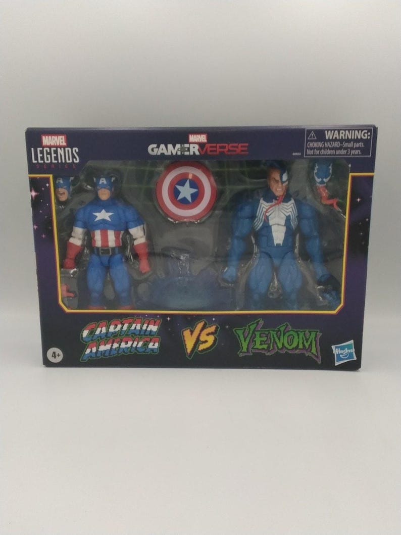 2025 Captain America und Venom Marvel Legends Series Gamerverse Actionfiguren Bild 1