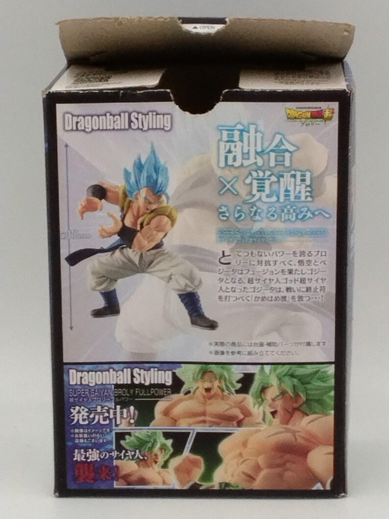 2018 Super Saiyan God Gogeta Dragon Ball Styling Bandai PVC figure image 2