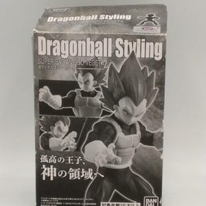 2018 Super Saiyan God Vegeta Dragon Ball Styling Bandai PVC figure image 1