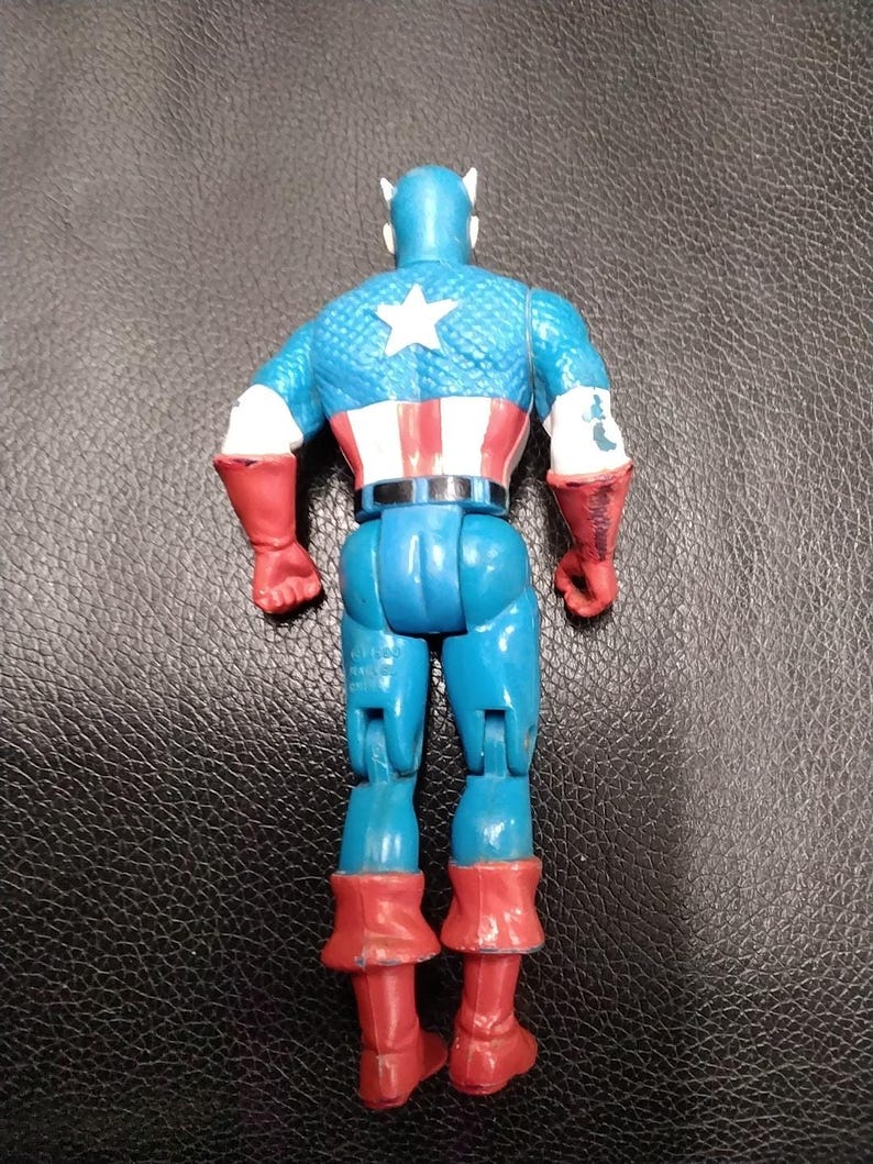 1990 Captain America action figure Toybiz image 2