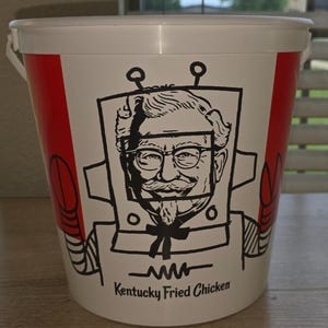 Kentucky Fried Chicken Plastic Collectible Bucket