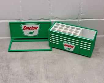 Sinclair Inspired Toolbox Business Card and Pen Holder – Mini Tool Chest Desk Organizer