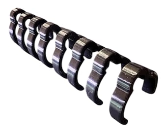 8 abrazaderas para mangueras compatibles con Festool CTL, CTM, Bosch y otras marcas de extractores de polvo y cables.