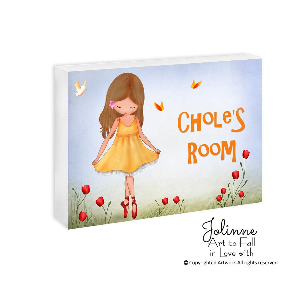 Door Sign for Kid Room,girl Bedroom Art,name Plaque Girl,toddler Girl ...