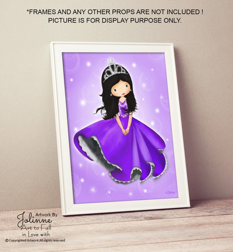 Set of 4 Girl Bedroom Printfairy Bedroom Set of 4 Etsy