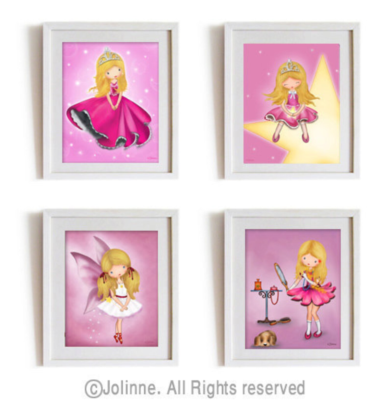 Girl bedroom artwall art girl roomgirl room decornursery Etsy