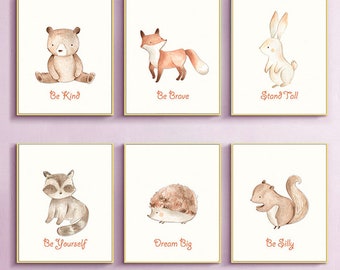 Nursery wall art,Set of 6 pictures for Newborn room, Dream big baby,New grandson gift,Baby shower gift,Unisex nursery art