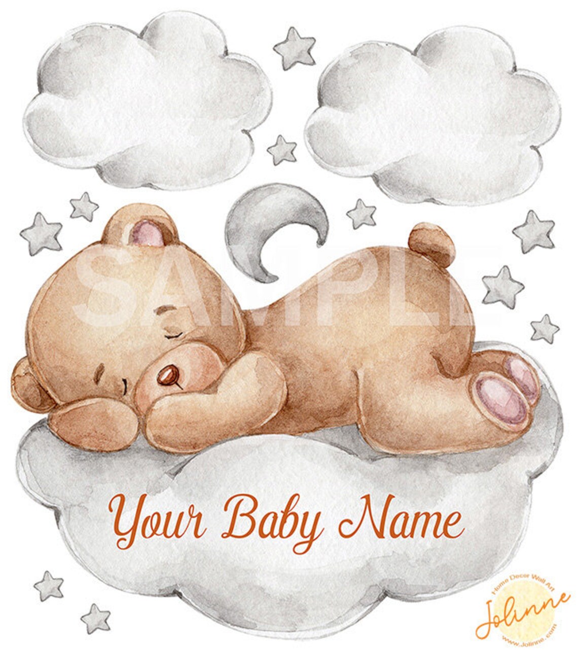 Personalized Name Boy Nursery Wall Decalbaby Boy Nursery Wall Etsy