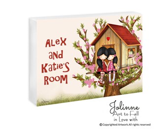 Sisters bedroom door sign,Personalized name sign,Sisters bedroom art,Sisters bedroom plaque,Custom sisters name sign,Baby girls name sign