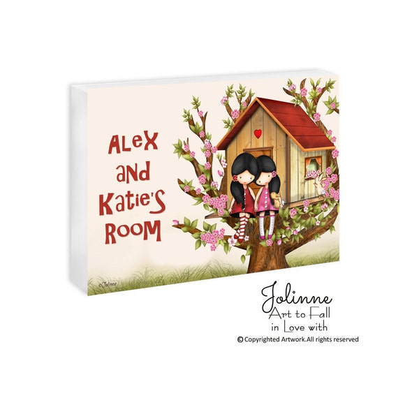 Sisters Bedroom Door Sign Personalized Name Sign Sisters Bedroom Art Sisters Bedroom Plaque Custom Sisters Name Sign Baby Girls Name Sign