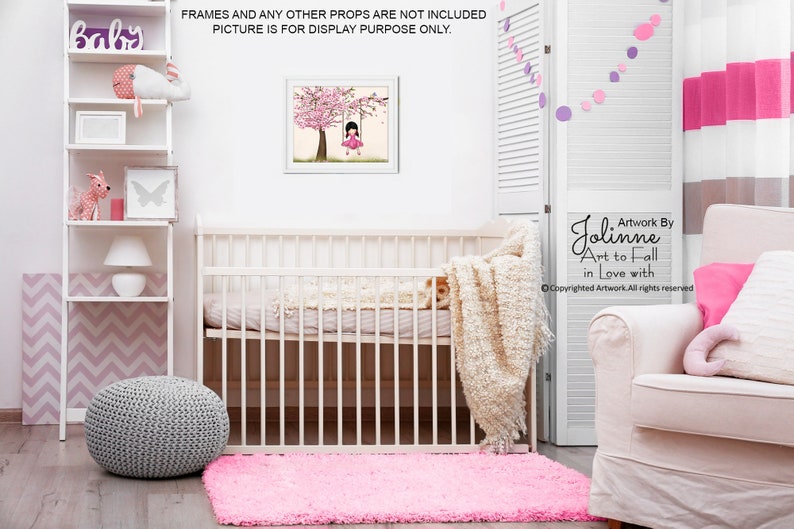 Set of 4 Posters for Girls Bedroomchildrens Art Printsbaby Etsy