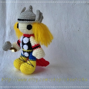 Thor 6 inches PDF amigurumi crochet pattern image 2