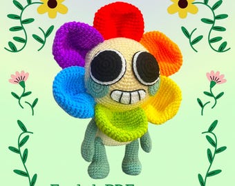 Dandy Amigurumi Crochet Pattern – Dandy’s World Inspired Plushie (PDF Download)