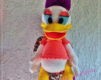 Daisy Duck 30 inches - PDF amigurumi crochet pattern