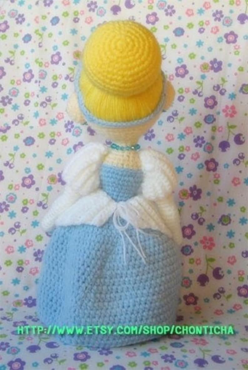 Dolly Cinderella 15 inches PDF crochet pattern image 3