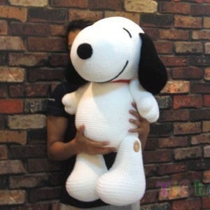 Snoopy dog 27 inches PDF amigurumi crochet pattern image 1