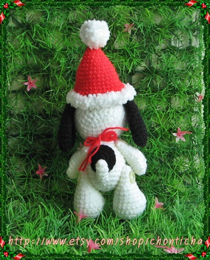 Snoopy 5 inches PDF amigurumi crochet pattern image 3