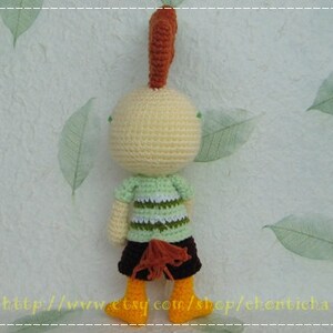 Chicken little 9 inches PDF crochet pattern image 4