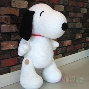 Snoopy dog 27 inches PDF amigurumi crochet pattern image 4