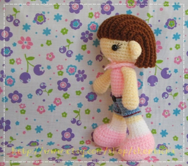 MEI MEI girl 8 inches PDF crochet pattern image 3