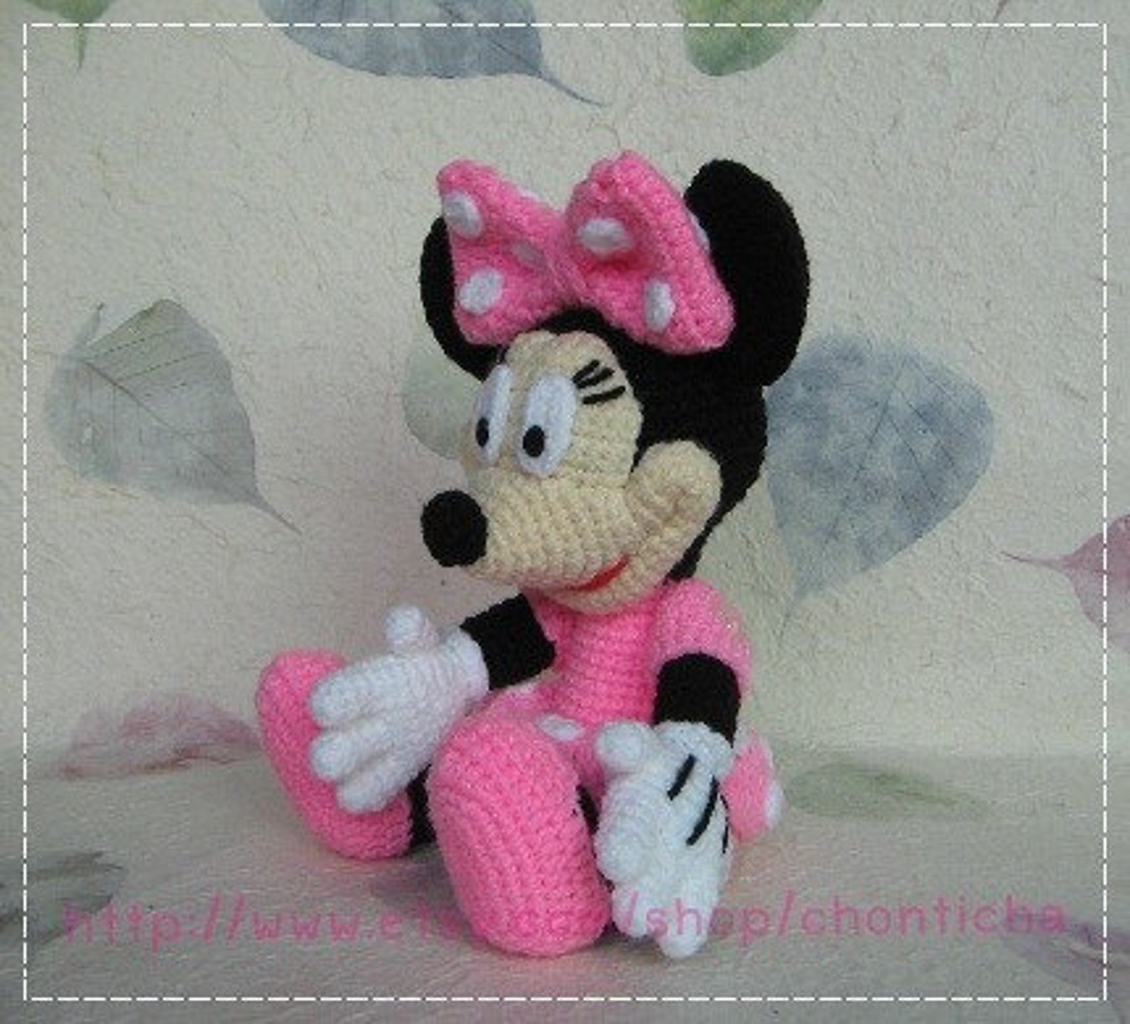 Minnie Mouse 10 Inches PDF Amigurumi Crochet Pattern Etsy