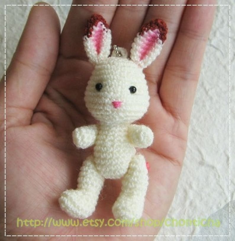 Mini Rabbit 2.5inches PDF amigurumi crochet pattern image 5