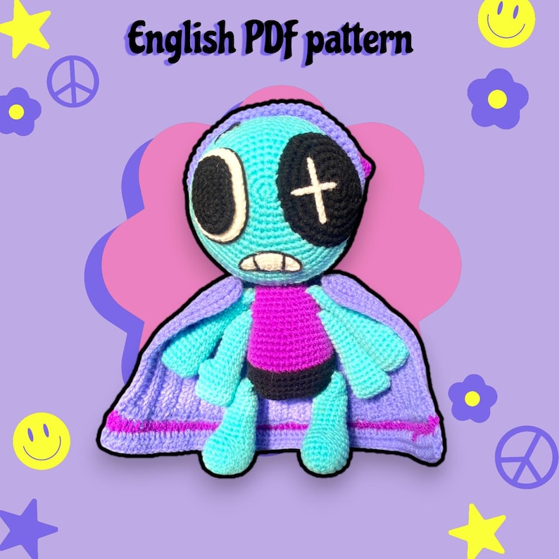 Astro Crochet Pattern - Inspired by Dandy' World, 9-inch Amigurumi ...
