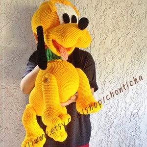 Pluto dog 22inches PDF amigurumi crochet pattern image 2