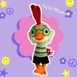 Chicken Little Crochet Pattern: 9-Inch Amigurumi Plush Doll (PDF Download)