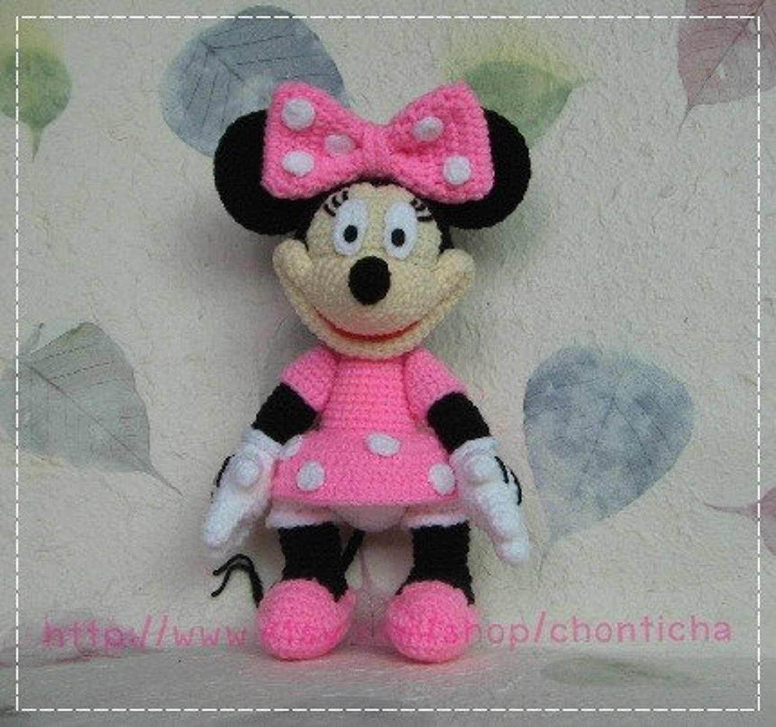 Minnie Mouse 10 Inches PDF Amigurumi Crochet Pattern Etsy