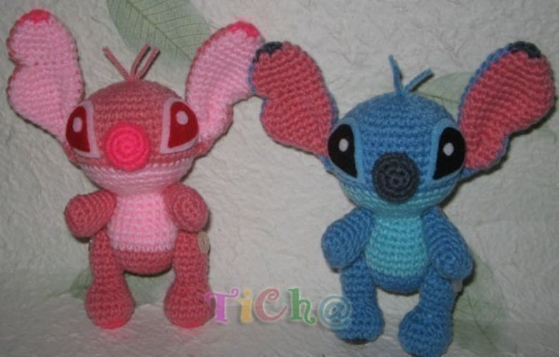 Stitch super lindo PDF patrón de ganchillo amigurumi imagen 3