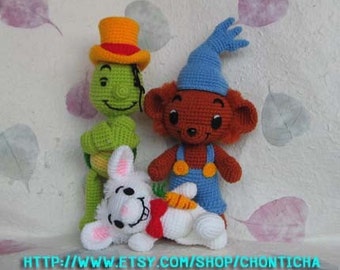 BAMSE and FRIENDS - PDF crochet pattern