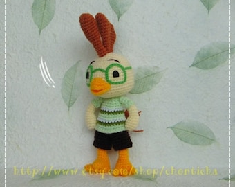 Chicken little 9 inches - PDF crochet pattern