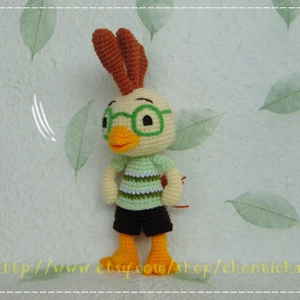 Chicken little 9 inches - PDF crochet pattern