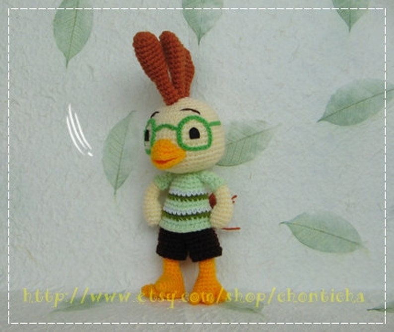 Chicken little 9 inches PDF crochet pattern image 1